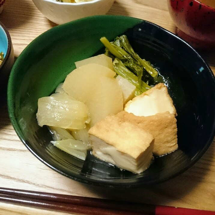 厚揚げと大根の煮物